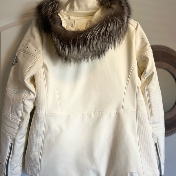 Brand NEW Nils Skiing or Snowboarding Jacket ⛷️ 🏂 ~ Crème + Size 10P with hood - Picture 8 of 10